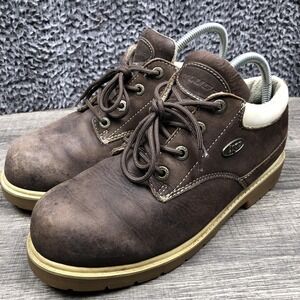 Lugz Shoes Mens Size 8 Brown Leather Oxford Work Casual Low Top MDRLN 2131